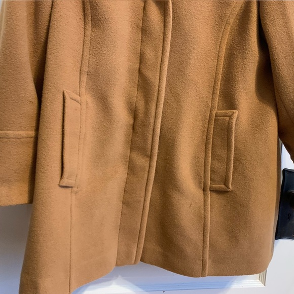 Camel Land’s End Pea Coat | Size 14P - Picture 11 of 13
